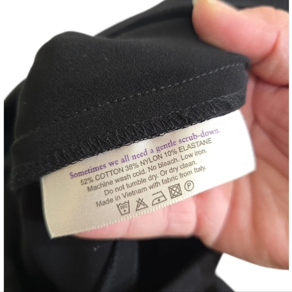 M.M. Lafleur The Foster Cigarette Pant PowerStretch In Black 6 - Picture 9 of 9